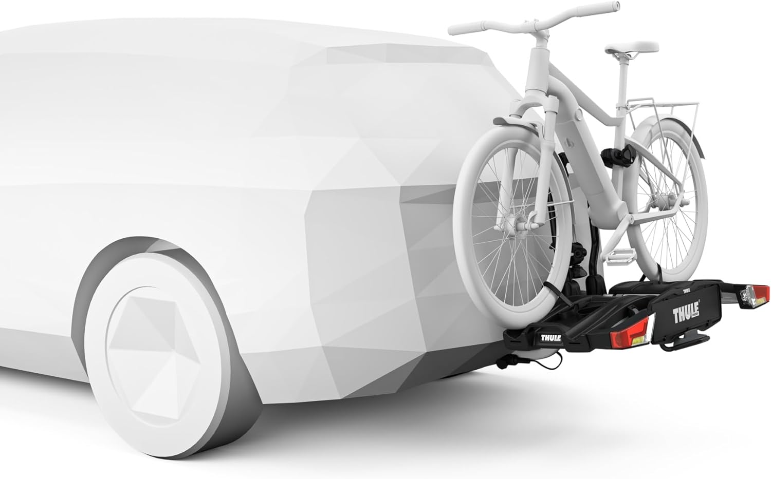 Thule EasyFold XT Fahrradträger für Anhängerkupplung 2 Fahrräder silber