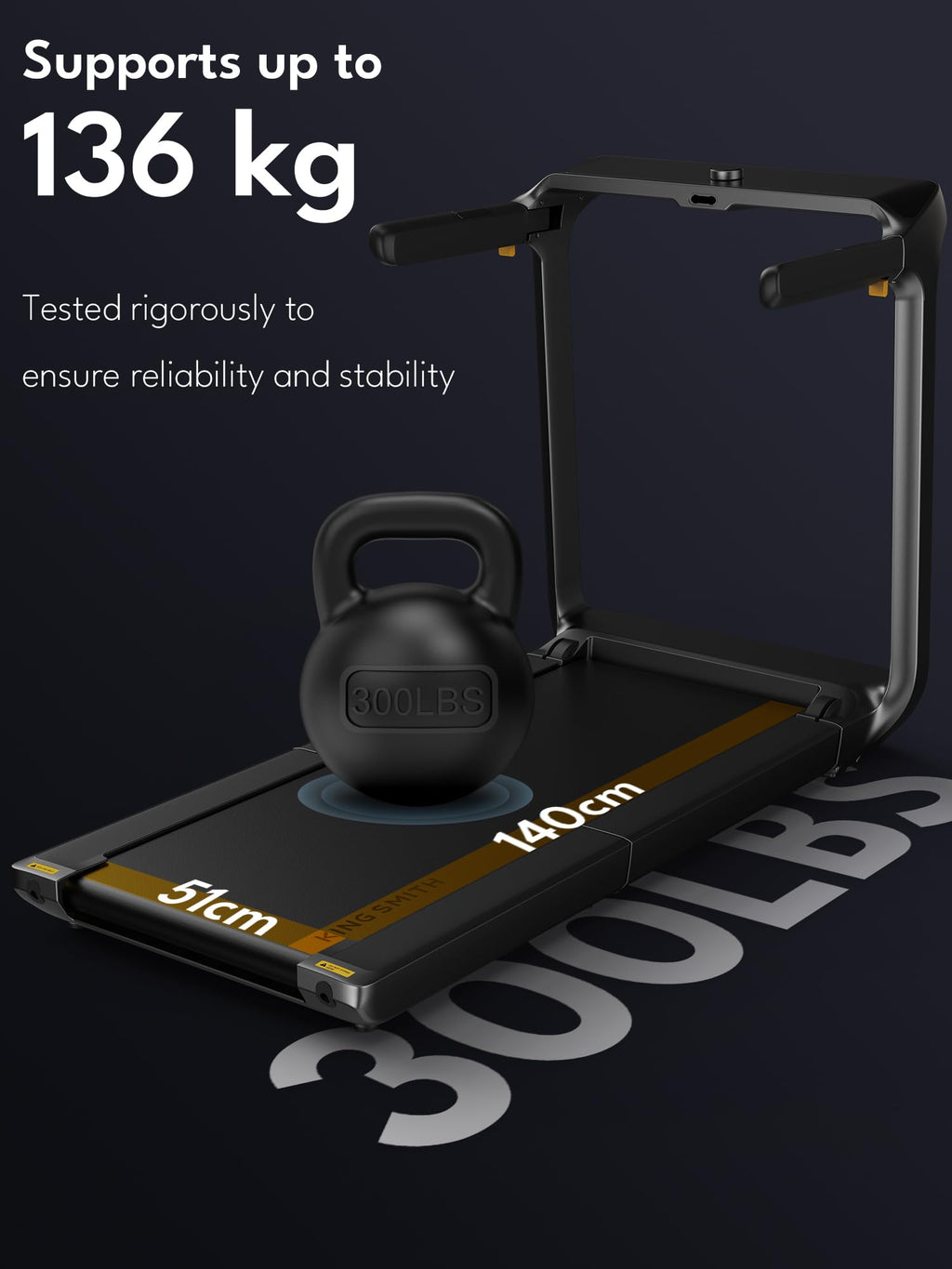 WalkingPad X218 Laufband, klappbares Laufpad, 18 km/h Geschwindigkeit, Unterstützung 136 kg