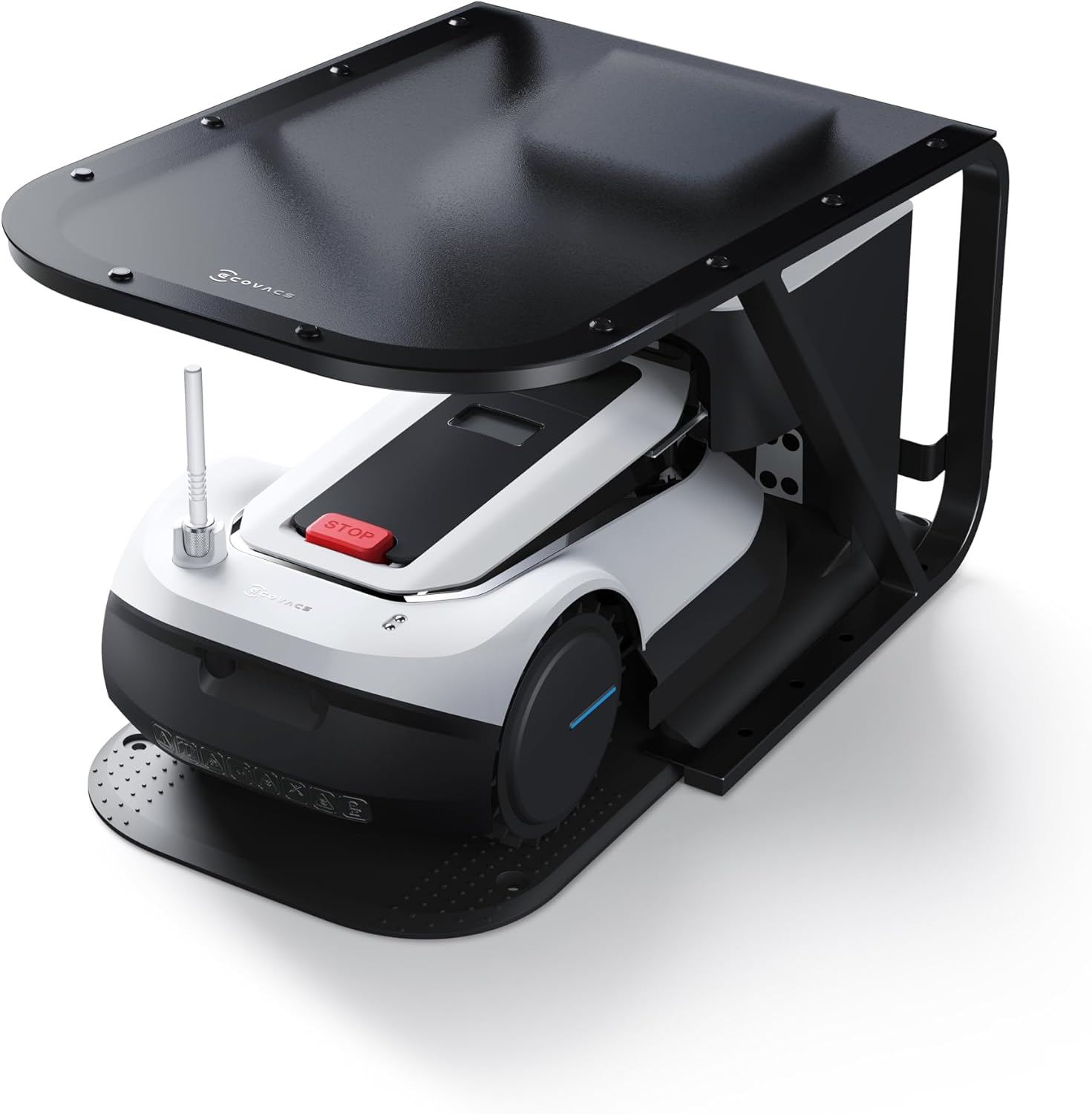 ECOVACS GOAT G1-800 Mhroboter ohne Begrenzungskabel 800㎡, Rasenmher Roboter mit TrueMapping-Multifusionslokalisierung, Hindernisvermeidung, 16-Zonen-Management, 45% Steigung, Videomanager