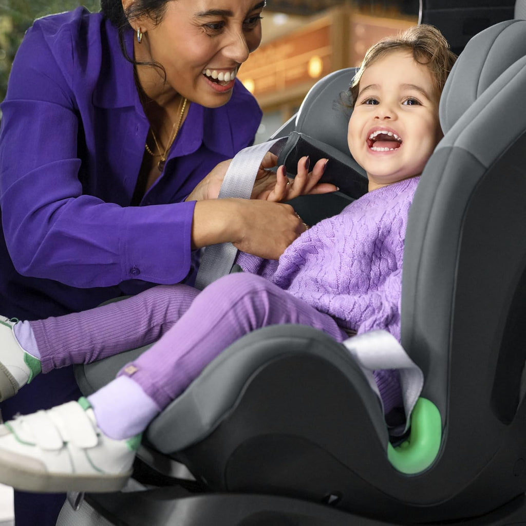 Maxi-Cosi Titan S i-Size, Mitwachsender Kindersitz, 15Monate–12Jahre (76–150cm), ISOFIX Kindersitz Auto, 5 Sitzpositionen, 13 Kopfstützenstufen, G-CELL-Schutz, 5-Punkt-Sicherheitsgurt, Tonal Black