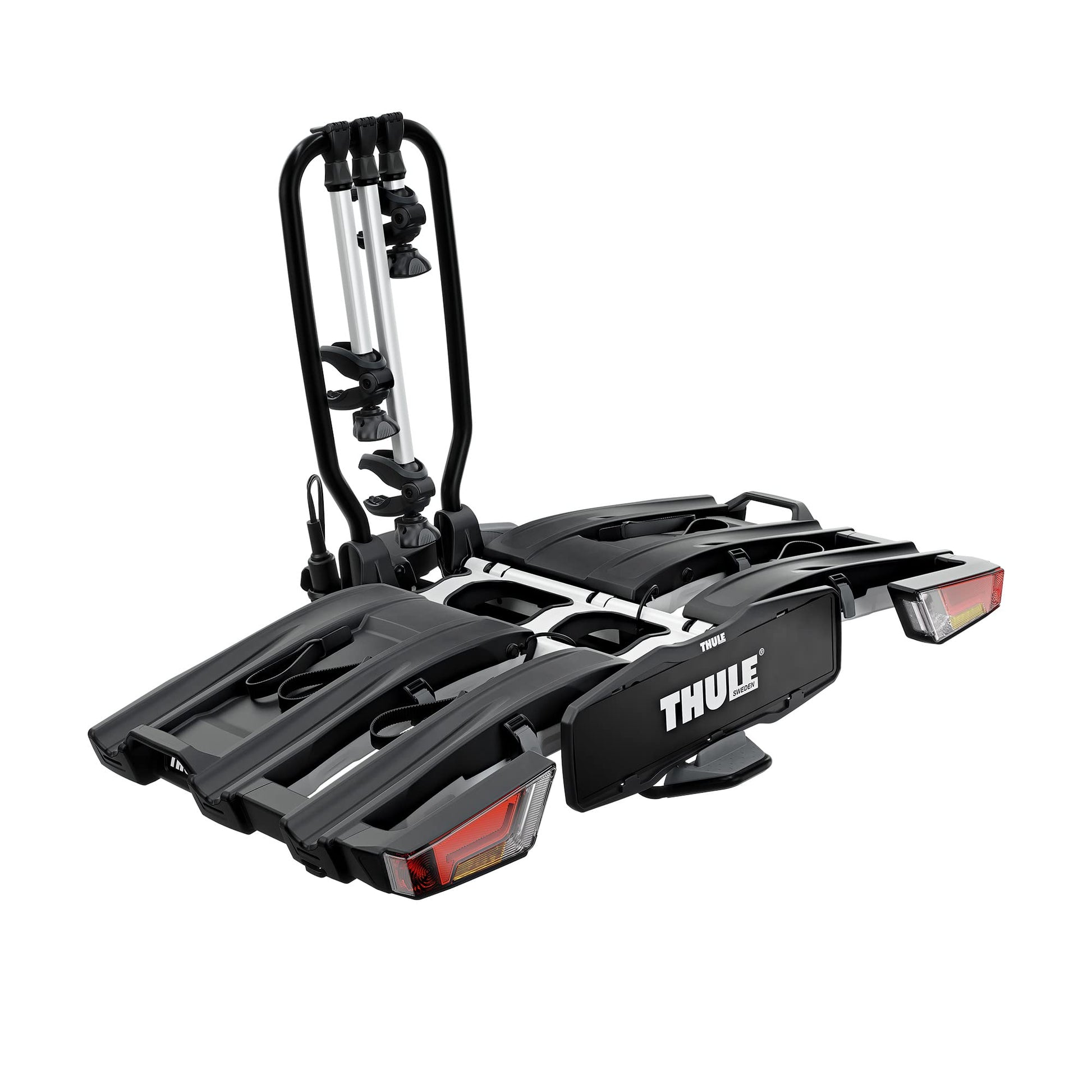 Thule EasyFold XT Fahrradträger für Anhängerkupplung 2 Fahrräder silber