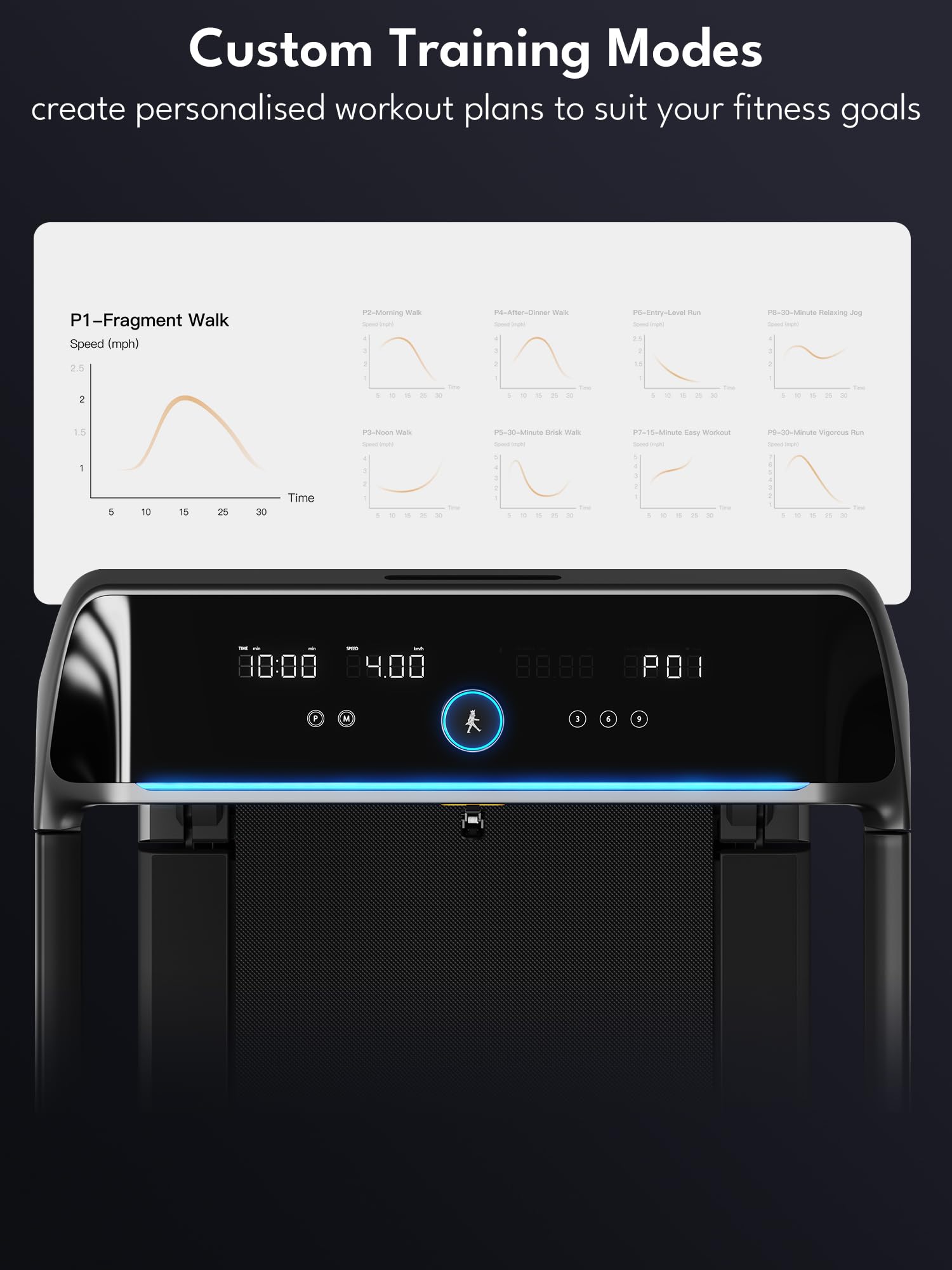 WalkingPad X218 Laufband, klappbares Laufpad, 18 km/h Geschwindigkeit, Unterstützung 136 kg