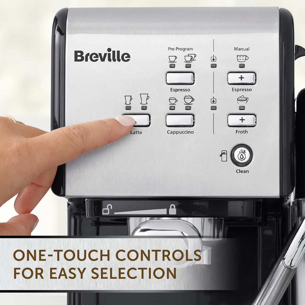 Breville One-Touch CoffeeHouse Coffee Machine | Espresso, Cappuccino & Latte Maker