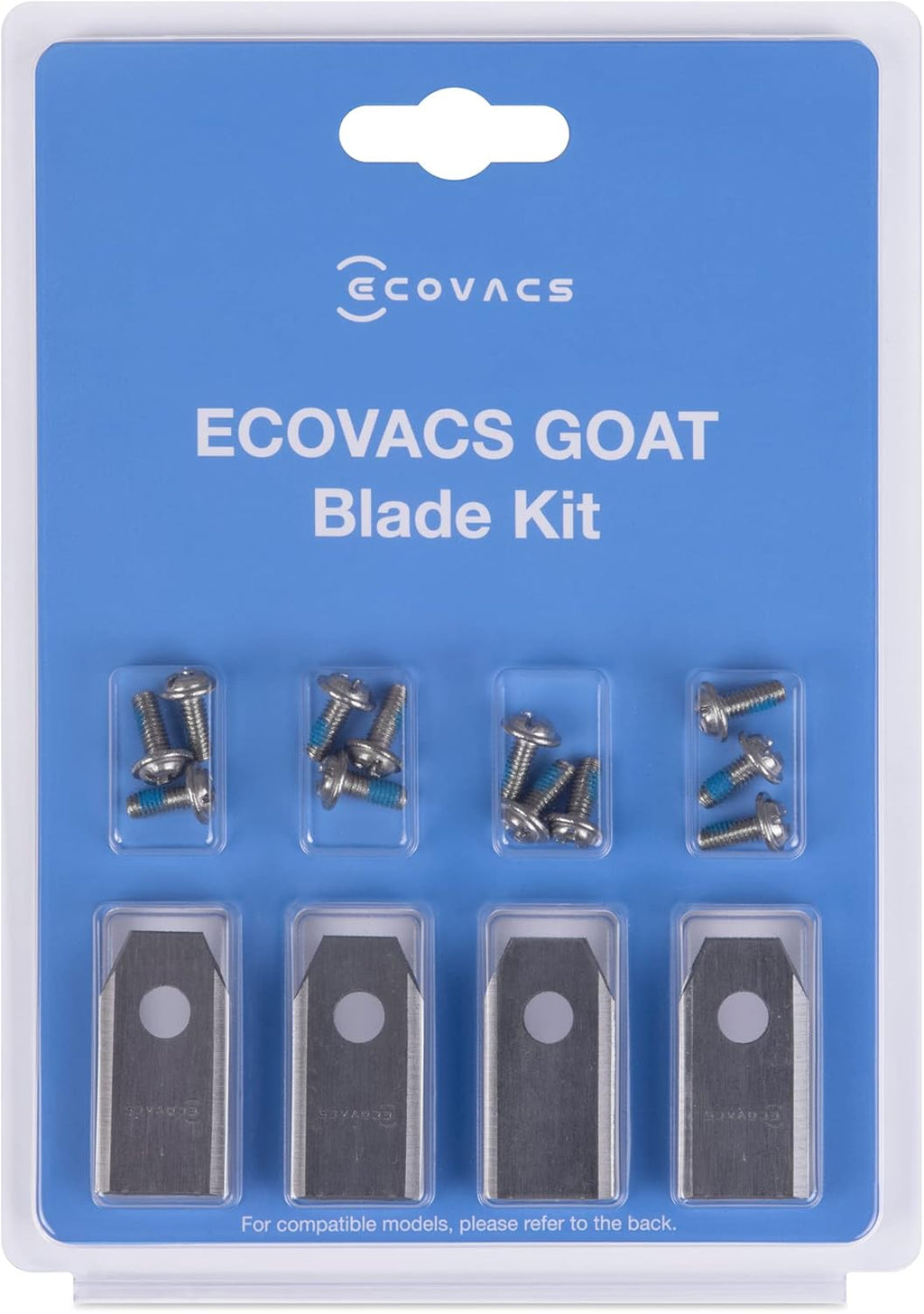 ECOVACS GOAT G1-800 Mhroboter ohne Begrenzungskabel 800㎡, Rasenmher Roboter mit TrueMapping-Multifusionslokalisierung, Hindernisvermeidung, 16-Zonen-Management, 45% Steigung, Videomanager