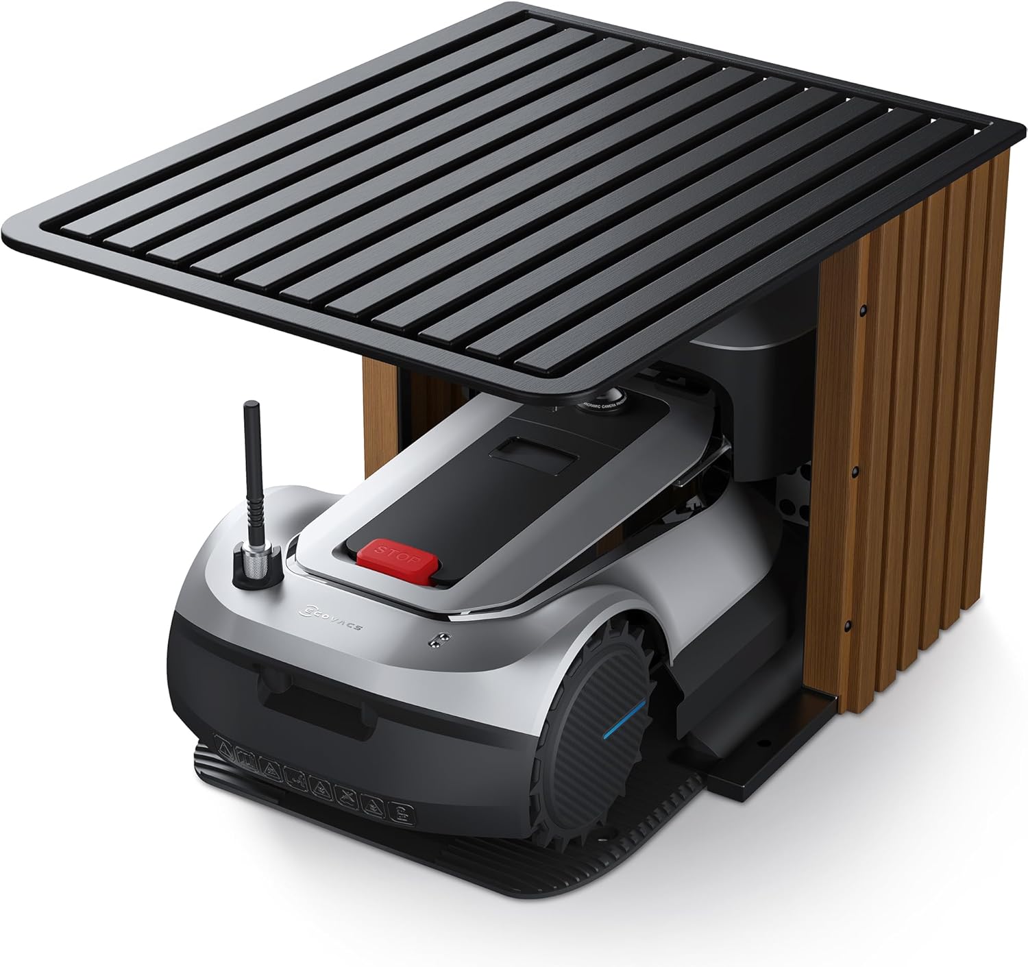 ECOVACS GOAT G1-800 Mhroboter ohne Begrenzungskabel 800㎡, Rasenmher Roboter mit TrueMapping-Multifusionslokalisierung, Hindernisvermeidung, 16-Zonen-Management, 45% Steigung, Videomanager